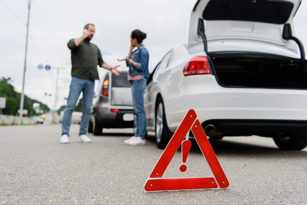 Driver Liability With A Minor Driver - accident scene roadside
